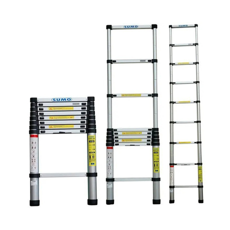 Sumo ADT314B single 15-step telescopic aluminum ladder