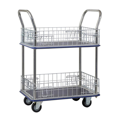 Sumo HL-120M 2-tier shopping cart with 220kg load net