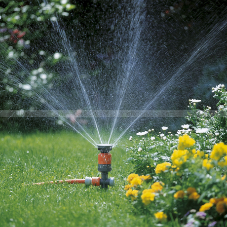Bộ vòi tưới xoay 360° chân cắm đất 8.5cm Gardena 01949-20