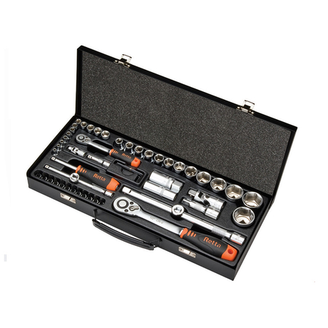 Retta RLT5601 55-piece 1/2 inch impact wrench and connector set