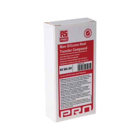 RS PRO Non-Silicone Heatsink Compound, 0.65W/mK, 35 ml Syringe (503357)