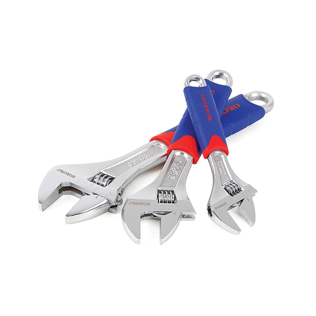 Mỏ lết răng điều chỉnh 3 chi tiết WORKPRO W003201