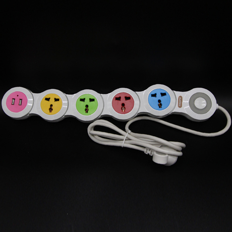 Ổ cắm điện đa năng 3 chấu và cổng USB dài 1.8m