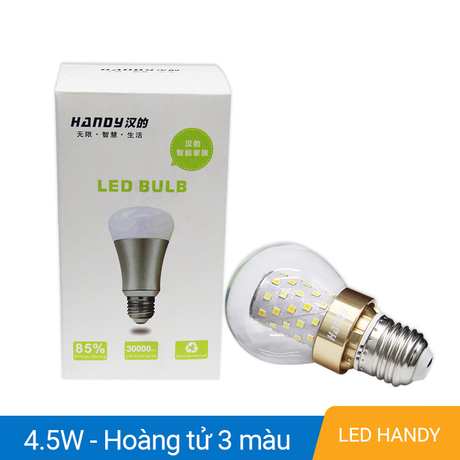 Bóng đèn Led Bulb trụ 3 màu đuôi E27 AC180-250V 50-60HZ