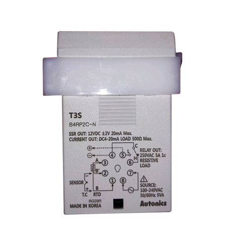 Autonics Temperature Controller T3S-B4RP2C-N