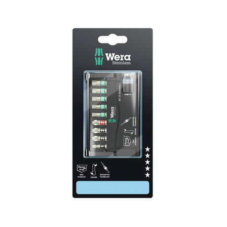 Bộ đầu vít 10 chi tiết Wera 05073630001