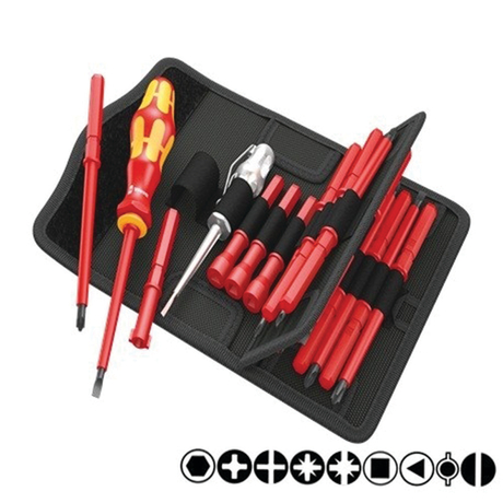 Bộ tua vít cách điện 18 chi tiết Wera 05003471001