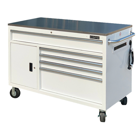 Tủ dụng cụ 132cm 05 hộc kéo CSPS VNTC13205BJ3M màu trắng