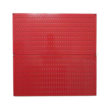 Red Pegboard Double Mesh Panels with Hanging Accessories FABINA FBNVL9090RPK - 2 Panels