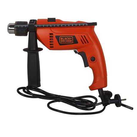Impact Drill 550W Black&Decker HD555KMPR-B1