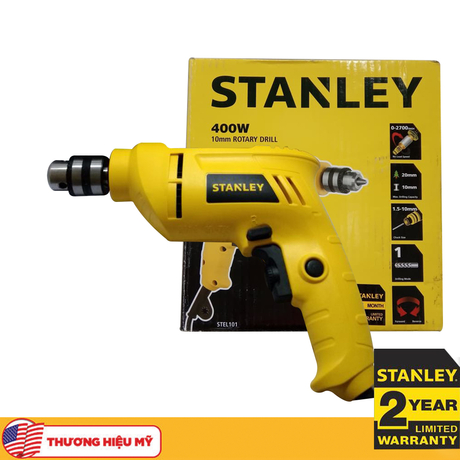 Stanley STEL101-B1 10mm 400W Iron Drill