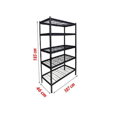 Kệ 5 tầng tấm lưới CSPS VNSV0107A5BB1 ngang 107cm