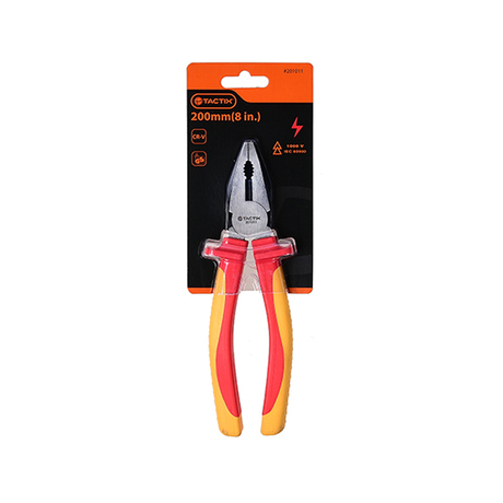 Tactix 201011 200mm/8 inch Insulated Pliers