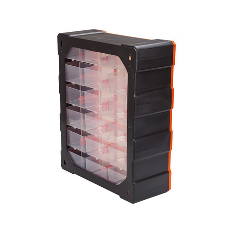 Tactix A018 18-compartment component cabinet