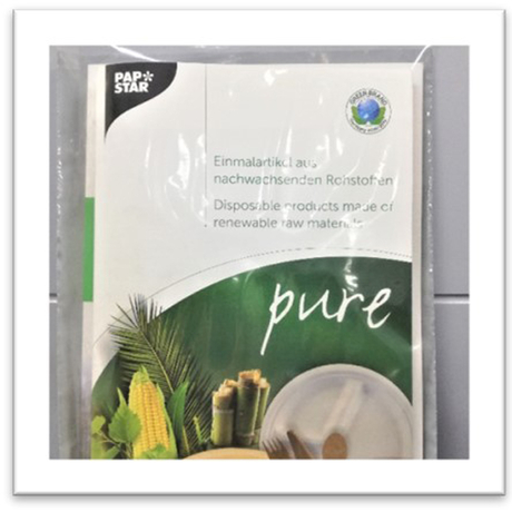 Lotus 1-sided transparent packaging bag 25.5x33cm 1-sealed line
