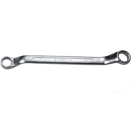 19x22mm ASAKI AK-7485 double-ended ring wrench (matte)