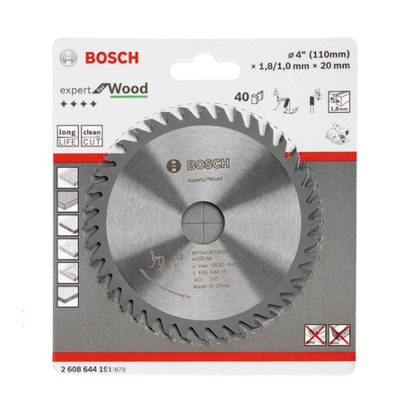 Lưỡi cưa gỗ 40 răng 125x20mm BOSCH 2608644191