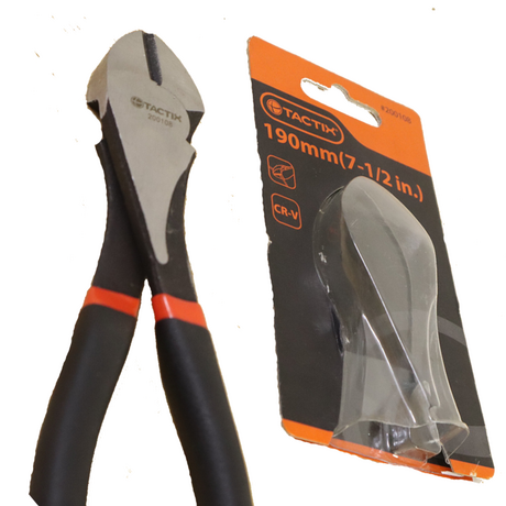 Tactix 200108 190mm/7.5inch Diagonal Cutting Pliers