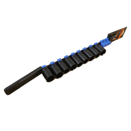 Tactix 365185 Blue 1/2 Inch Socket Holder 12-Track