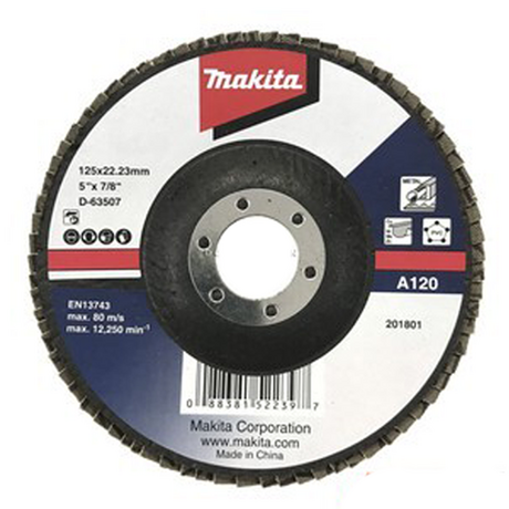 Đĩa nhám xếp sợi thủy tinh 125x22.23mm MAKITA D-63507