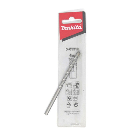 Mũi khoan bê tông chuôi kẹp 6x100 MAKITA D-05256