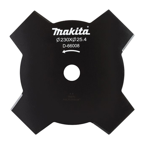 Grass cutter blade (230mm x 25.4x4T) MAKITA D-66008