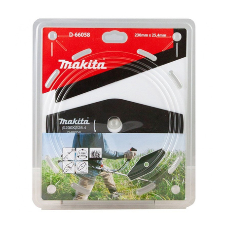 Grass cutter blade 230x2T MAKITA D-66058