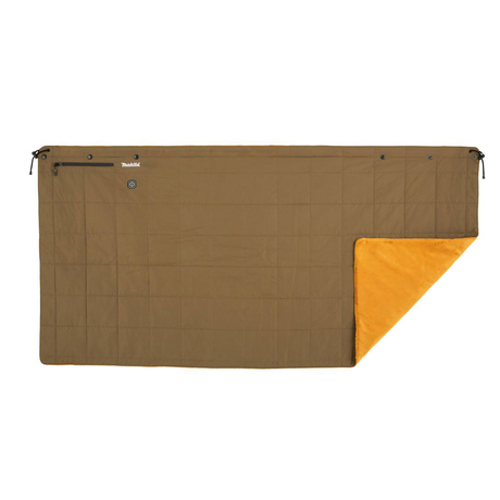 Chăn làm ấm 700×1400mm dùng pin 12V Max Makita CB100DB