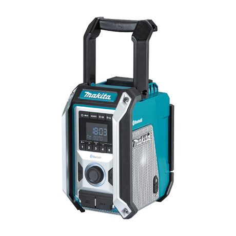 Makita DMR114 battery and electric speaker