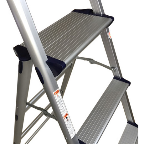 Kenfon KF-B03 3-step aluminum ladder with handrail 85cm