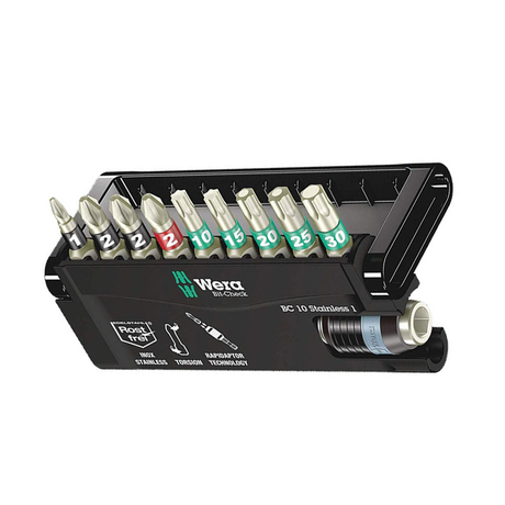 Bộ đầu vít 10 chi tiết Wera 05073630001