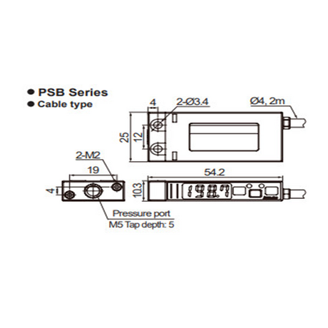 Cảm biến áp suất Autonics PSB-C01-M5
