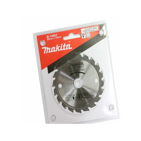 Lưỡi cưa hợp kim 85x15x20T MAKITA B-14607