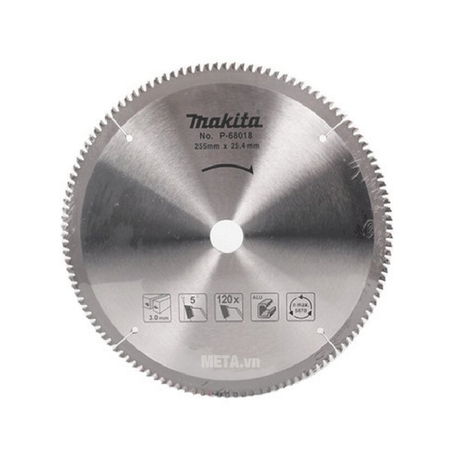 Alloy saw blade 255x25.4x120T MAKITA A-82301