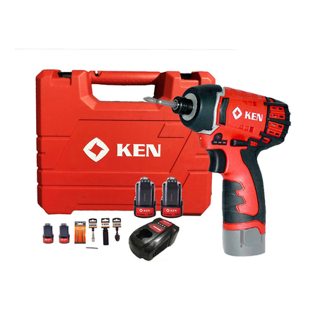 Máy vặn vít pin 12V/1.5Ah Ken BL6412D