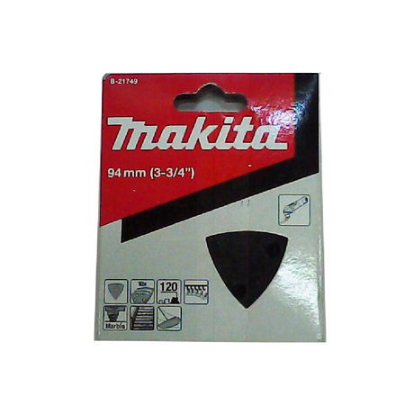 Triangle sanding paper 120 MAKITA B-21749 (black)