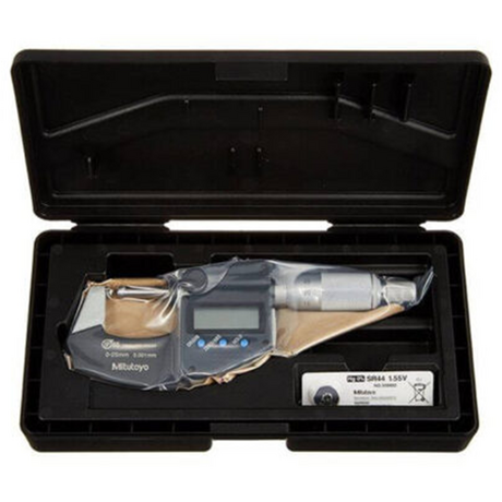 Electronic external micrometer 0-25mm Mitutoyo 406-250-30 non-rotating axis