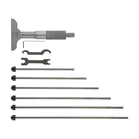 Panme đo độ sâu 0-150mm Mitutoyo 129-116 đế đo 101.6mm