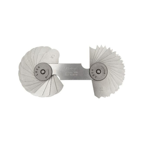 Dưỡng đo bán kính 1-7mm Mitutoyo 186-105 (34 lá)