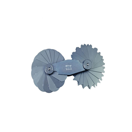 Dưỡng đo bán kính 15.5-25mm Mitutoyo 186-107 (30 lá)