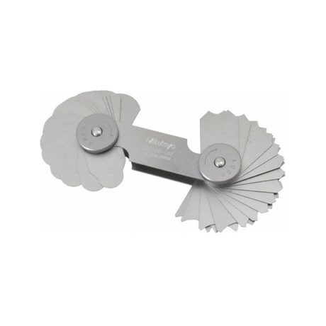 Dưỡng đo bán kính 0.5-13mm Mitutoyo 186-902 (26 lá)