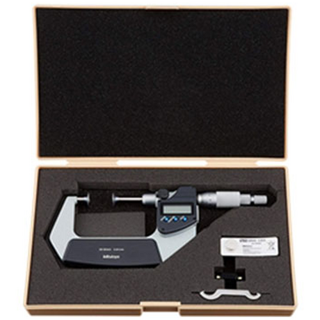 Electronic micrometer measuring tooth pitch 0-25mm Mitutoyo 369-250-30 non-rotating axis