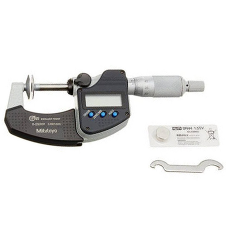 Electronic micrometer measuring tooth pitch 0-25mm Mitutoyo 323-250-30