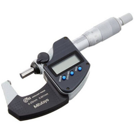Electronic micrometer for measuring tubes 0-25mm Mitutoyo 395-251-30 with one ball head
