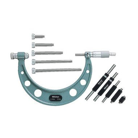 Mechanical micrometer measuring tube 0-25mm Mitutoyo 115-302 with one cylindrical end