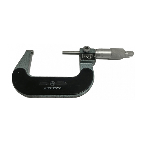 Mitutoyo 2046SB 0-10mm mechanical indicator with flat back