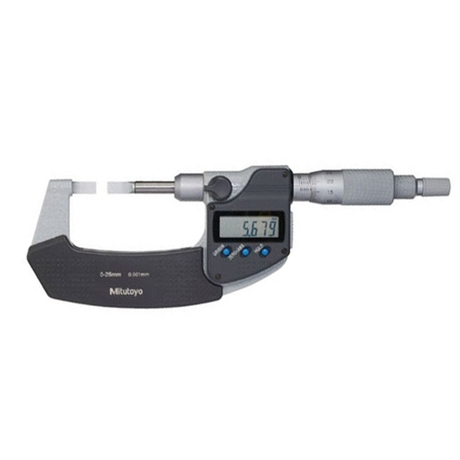 Panme điện tử đo rãnh 0-25mm Mitutoyo 422-230-30 kiểu A đầu dẹt