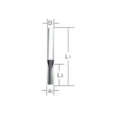 Straight milling cutter 10mm MAKITA D-15512