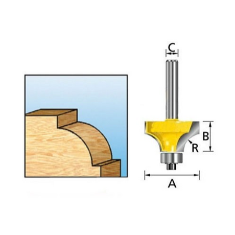 MAKITA D-09525 Bearing Edge Insert Bit