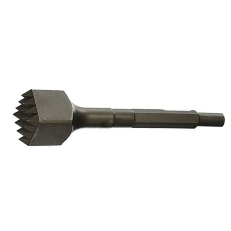 Mũi đầm bê tông 60x60mm chuôi lục giác 17mm MAKITA A-21484